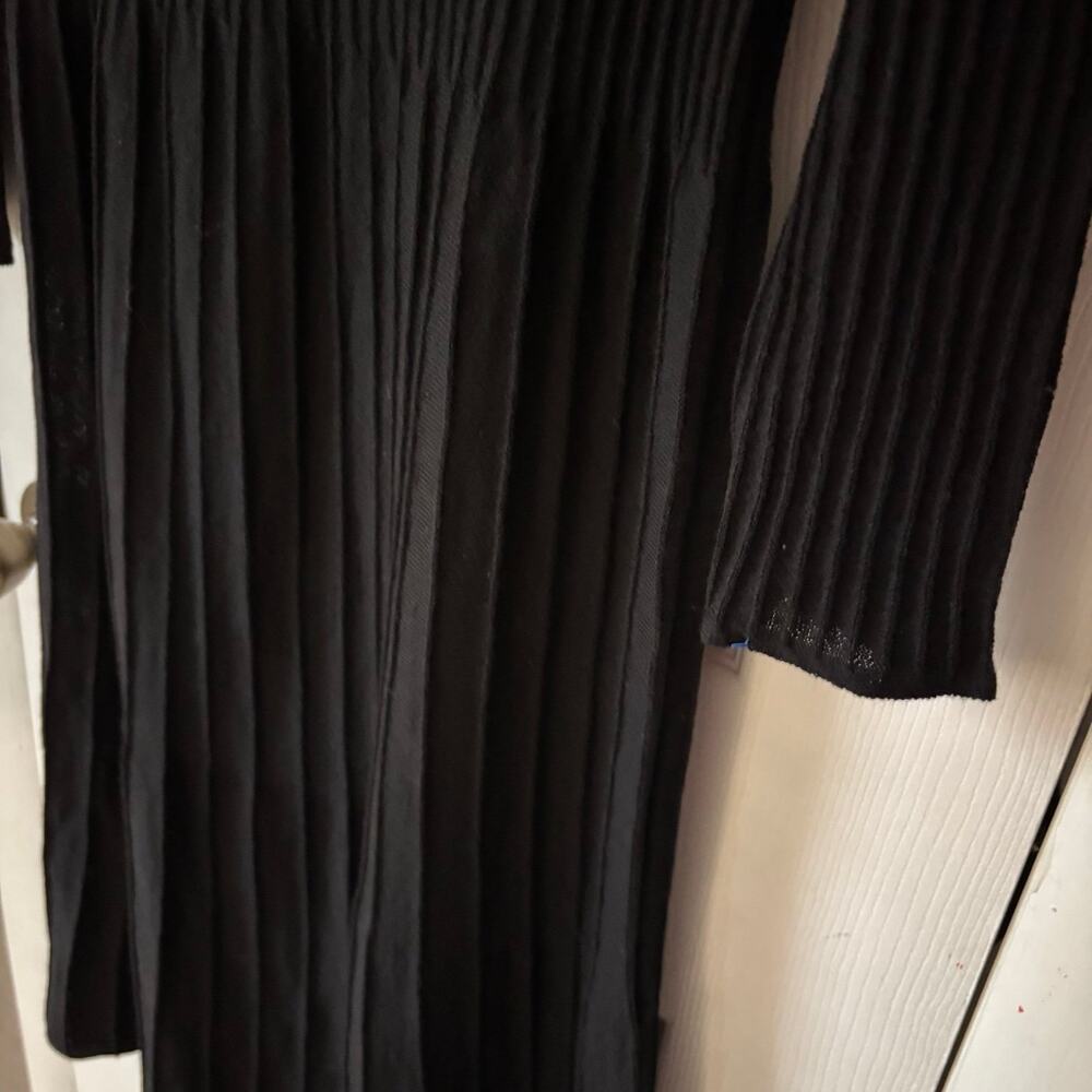 Eileen Fisher 100% Wool Dress Black Size Small - Picture 5 of 7